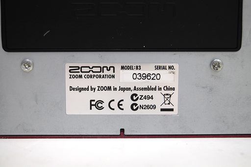  ZOOM B3 ベース用マルチエフェクター アンプシュミレータ アダプタ有り ズーム ☆ PayPay(ペイペイ)決済可能 ☆ 札幌