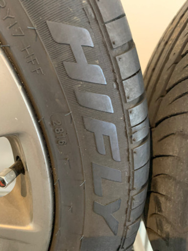 ☆値下げしました☆【バリ溝】サマータイヤ&ホイール4本セット　215/50R17 ミニバン・セダンなどに