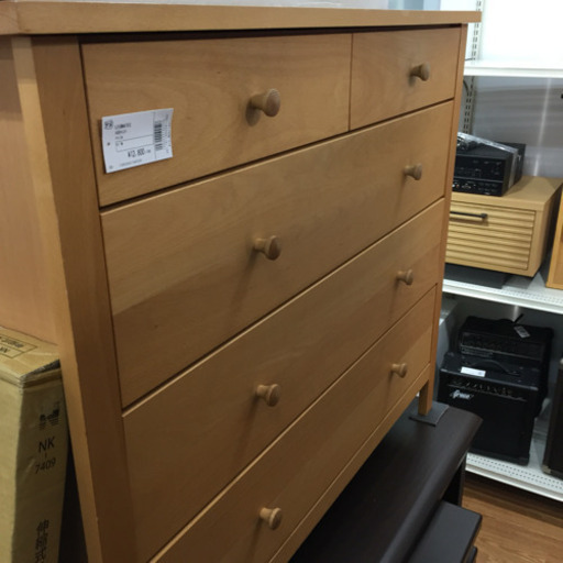 【LEGNATEC】ナチュラルカラーの4段ﾁｪｽト売ります！