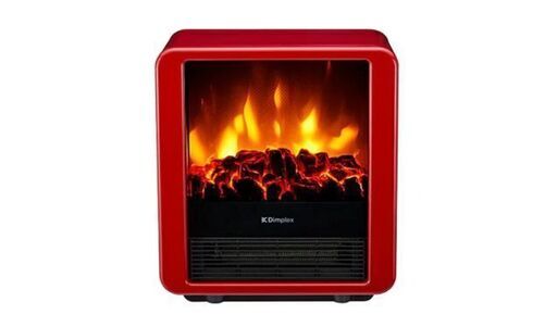 電気暖炉 ファンヒーター内蔵 MiniCube レッド　MNC12RJ