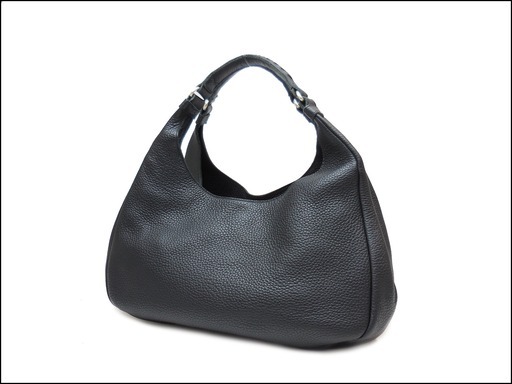 良品 ボッテガヴェネタ レザー カンパーナ ショルダーバッグ 黒