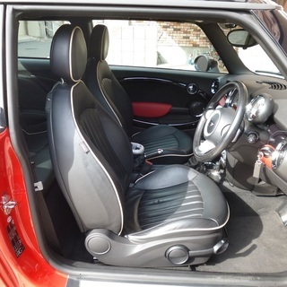 検査2年9月BMWミニクーパーS 高圧ポンプ交換済/175PSターボ/オプションSPORTボタン/ブラックレザー/シートヒーター/ナビ/パドルシフト/HIDの画像