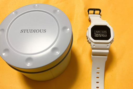 STUDIOUS限定別注DW-5600E-1 WHITE EDITION
