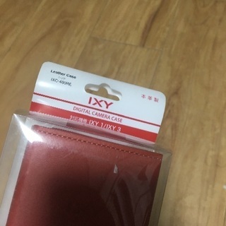 Canon キヤノン　ixy1 ixy3用本革ケース　コンデジの画像
