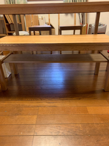 無印良品のダイニングセットです。