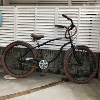 自転車　ビーチ　＊ライト、鍵付き♪