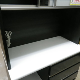 リサイクルショップ ☆ 福岡 モダン レンジボード ニトリ キッチンボード 食器棚 ポスティア ハイカウンター エナメル モイス スチーム対応 福岡市　原の画像