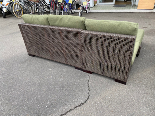 アジアン風　オットマン　Ｌ字ソファー　中古　リサイクルショップ宮崎屋20.7.1