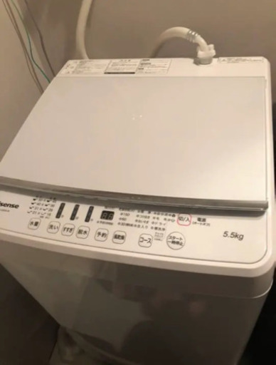 配送無料 全自動洗濯機  洗濯機⭐️5.5kg