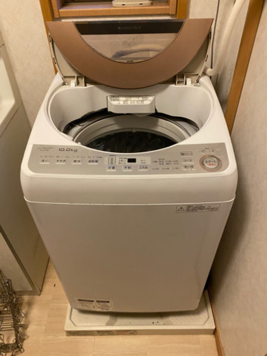 2017年製シャープ【10k】簡易乾燥機能付洗濯機