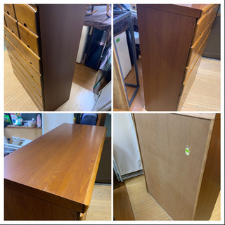 タンス　中古品　傷あり　990x450x1390の画像