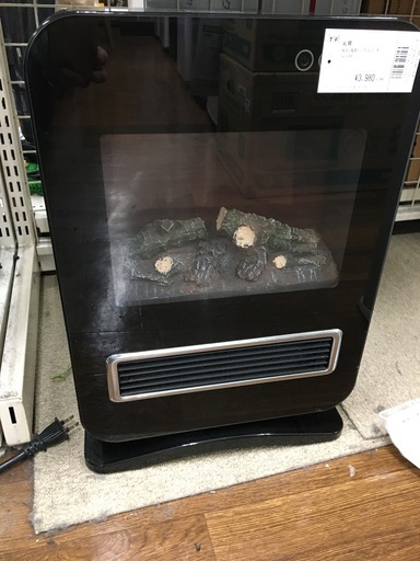 丸隆　暖炉風セラミックファンヒーター MA-644