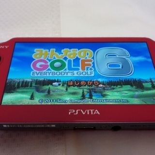【中古】PS Vita 1000(赤) + 充電器 等の画像