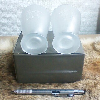 【未使用品】　★ペアミニグラス（酒杯向き）★　結婚式披露宴引出物の画像
