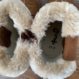 新品 星形スタッズ 子供用 ブーツ 13㎝の画像