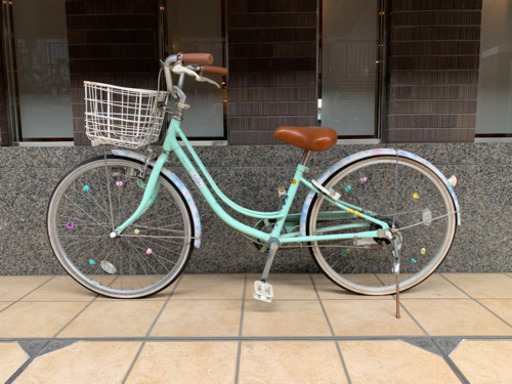 ブリヂストン女の子用自転車 ２４インチ 宇都宮図書館受け渡し