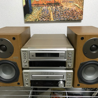 DENON コンポ・スピーカー【一応ジャンク】