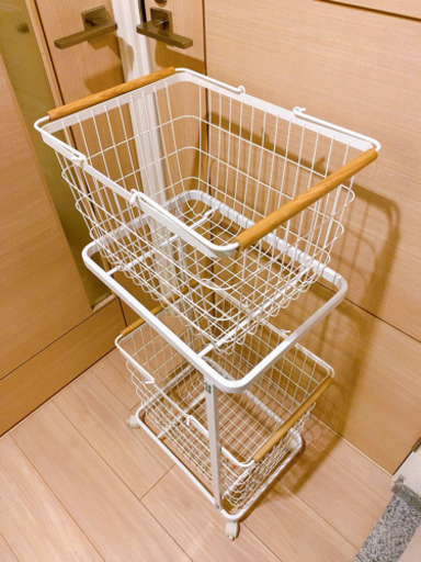 山崎実業 ランドリータワー&バスケット3点セット トスカ　美品