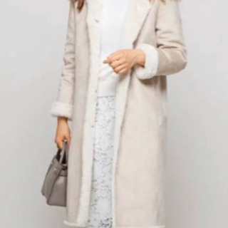 【オンワード組曲／リバーシブル】エコムートン コートの画像