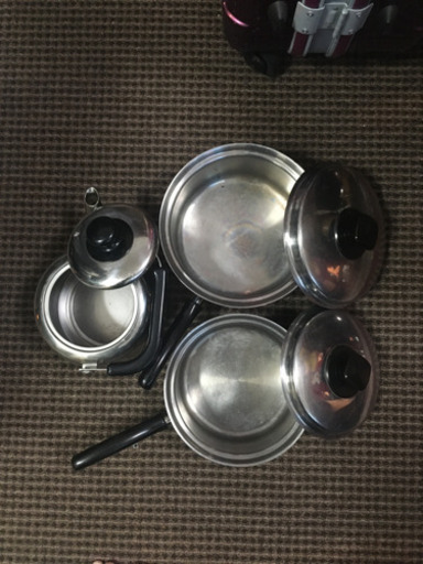 ビタクラフト 鍋(大・小) やかんセット