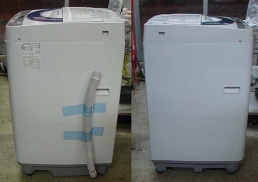 カード決済対応！20N0017 B 札幌発 引取歓迎 SHARP/シャープ ES-GE55R 全自動電気洗濯機 5.5kg 2016年製 中古