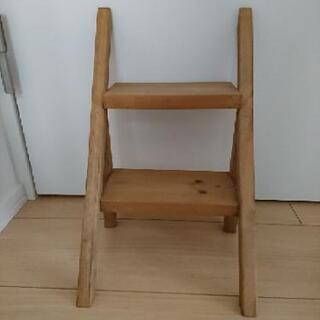 【お引き取り先決定しました】シェルフ 木製 二段 ハンドメイド ...