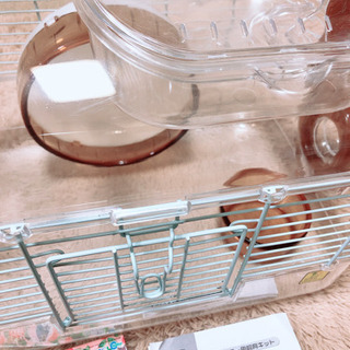 美品　ハムスター飼育キット　ルックルックフォーチュンG ブラウン　ケージの画像