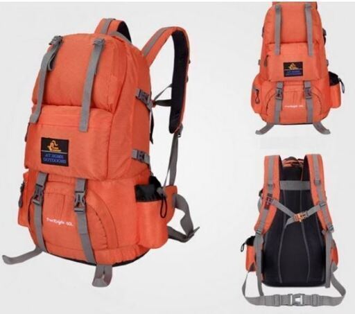 新品！未使用！freeKnight　リュック サック　登山　バックパック　防災　 アウトドア　自転車　50L　オレンジ