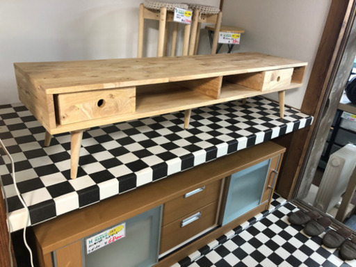 【リサイクルサービス八光　田上店　配達・設置OK】不二貿易　Natural Signature 「TVボード」