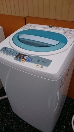 商談中!! 日立（HITACHI) ステンレス槽洗濯機◆5.0kg◆NW-500HX◆2009年製　 全自動洗濯機