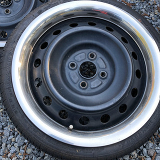 軽16インチ　鉄チン　タイヤ付き
