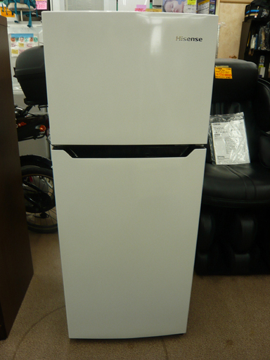 ハイセンス 120L 2ドア冷蔵庫 2017年製  HR-B1201 100Lクラス　札幌  西岡店