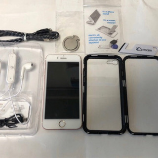 美品 iPhone 7 Rose Gold 128 GB SIM...