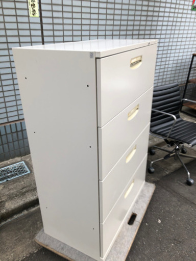 事務用品オカムラ、キャビネット4段