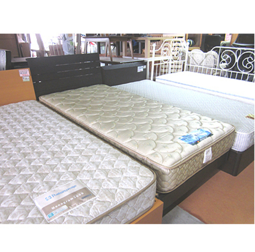 札幌【②FranceBedのマットレス シングルベッド】防ダニ・抗菌抗臭 背板はすのこタイプ ふつう～ややかため 組み立て＆分解かんたん フランスベッド ベット 本郷通店