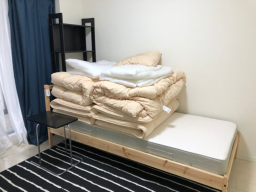 新生活スタートセット　ベット、冷蔵庫、洗濯機etc