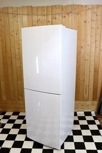 冷蔵庫　Haier JR-NF218A 2018年製　272L　2ドア　ホワイト　たっぷり冷凍収納　キッチン　生活　LED庫内