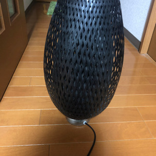 IKEA 竹編　間接照明　シェードランプの画像