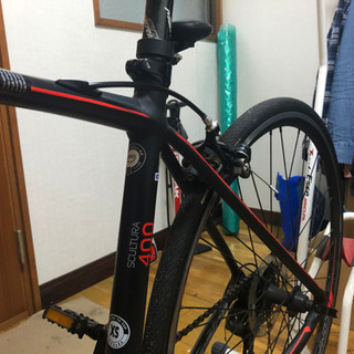 MERIDA SCULTURA 400 2015 XSサイズ(適正160〜170)マッドブラック、レッド