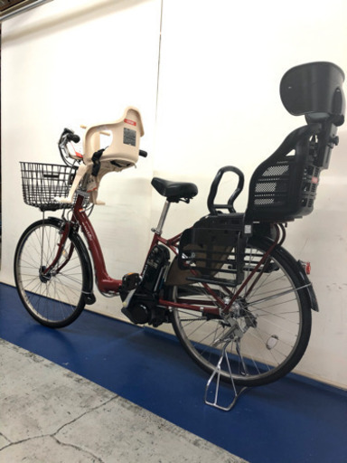 ヤマハ　ラフィーニ　26インチ 3人乗り　6ah  新基準　電動自転車　電動アシスト