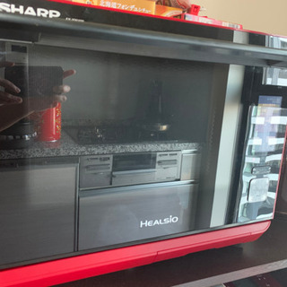   シャープ スチームオーブン ヘルシオ 30L 2段調理 無線LAN対応 レッド AX-XW400-R