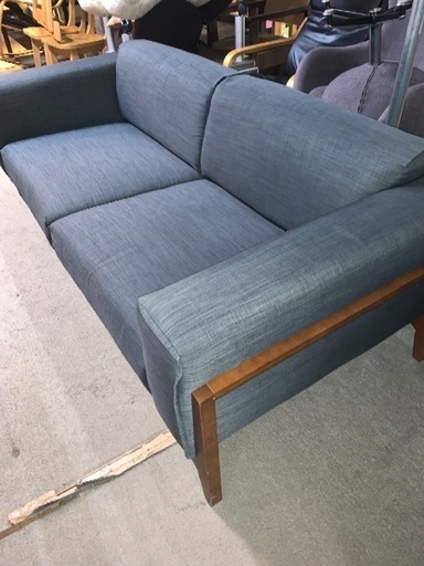 ニトリ3人用布張りソファ　5129KDGY 中古