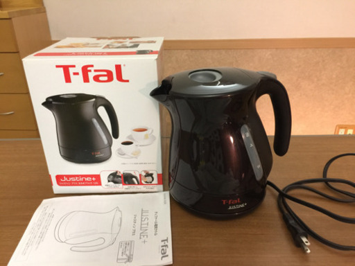 受け渡し者決定しました！超美品‼️T-fal Justine＋ カカオブラック1.2ℓ