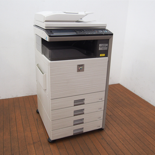 SHARP デジタルフルカラー複合機 MX-2301FN 動作良好 4段カセット 白黒28578枚 カラー15332枚 (AA42)