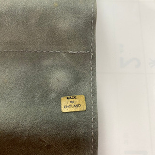 ジュエリーケース　スエード素材の画像