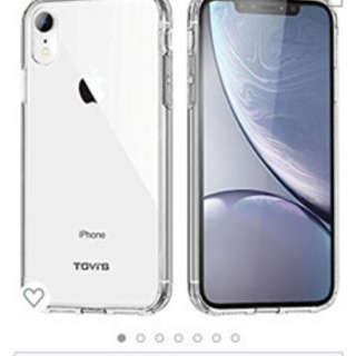 TGVI'S 智能手机壳 iPhone XR 手机壳 透明 耐冲击 薄款智能手机套 防划伤 透明套 四角防滑 支持无线充电 苹果手机 XR 手机壳 6.1英寸 PC背面+TPU缓冲 混合 透明の画像