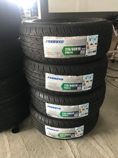 格安で215/60/16 新品タイヤ、交換コミコミ