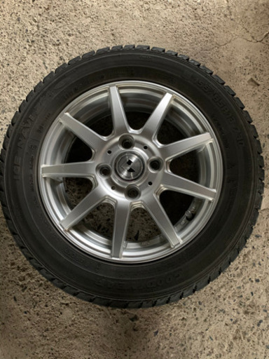 【超美品】軽用スタッドレス　155/65R13 バリ溝