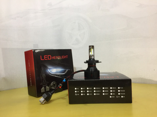 H 4 変化　LED 6500Ｋ 新品　セート