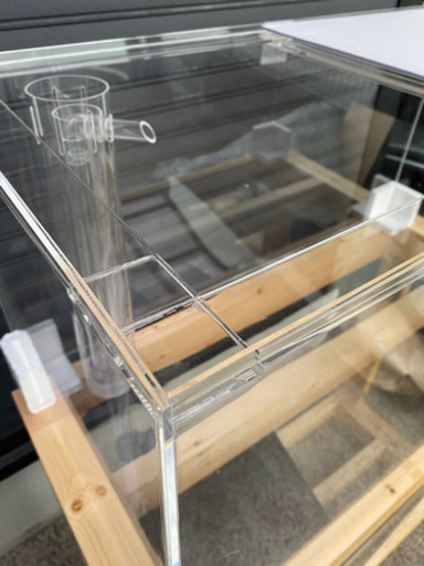 引き取り限定 未使用アクリル水槽 90×45×45 オーバーフロー 大阪